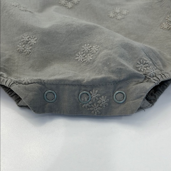 Rylee and Cru Sage Green Eyelet Baby Romper. Size 3-6 mo. - Picture 5 of 8